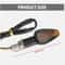 Universal LED Motorcycle Turn Signal Lights Compact Amber Blinkers 9