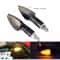 Universal LED Motorcycle Turn Signal Lights Compact Amber Blinkers 2