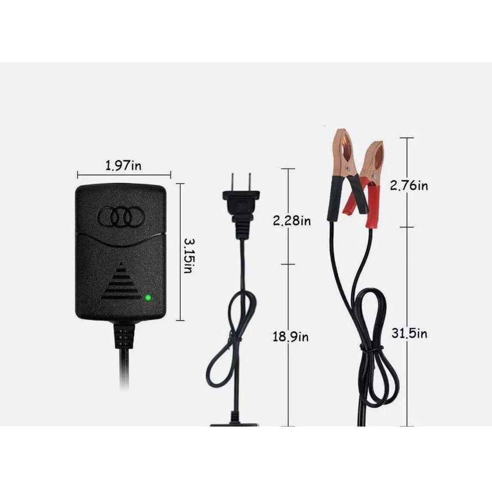 Battery Charger Maintainer For Car Truck Motorcycle ATV RV 3