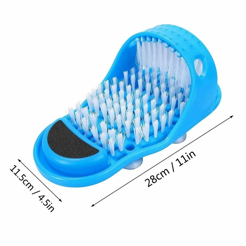Premium Shower Foot Scrubber Exfoliating Massager Brush For Deep Clean 6