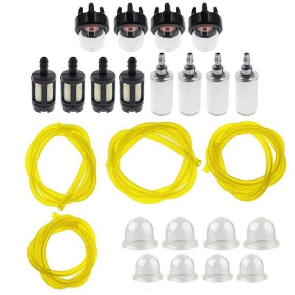 Premium Fuel Line Primer Bulb Kit With Replacement Fuel Filter Hose For Poulan Weed Eater Chainsaw 0