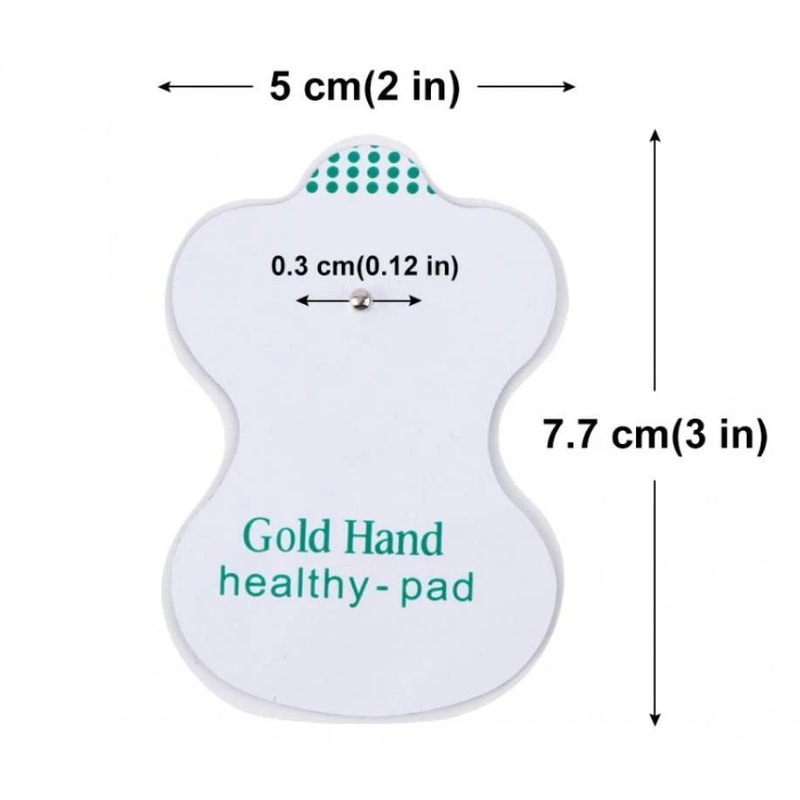 Snap On TENS Electrode Pads For Pulse Massager Replacement 6