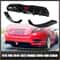 Honda Civic Rear Bumper Diffuser Lip With LED Accent Glossy Black Upgrade 4