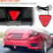 Honda Civic Rear Bumper Diffuser Lip With LED Accent Glossy Black Upgrade 5