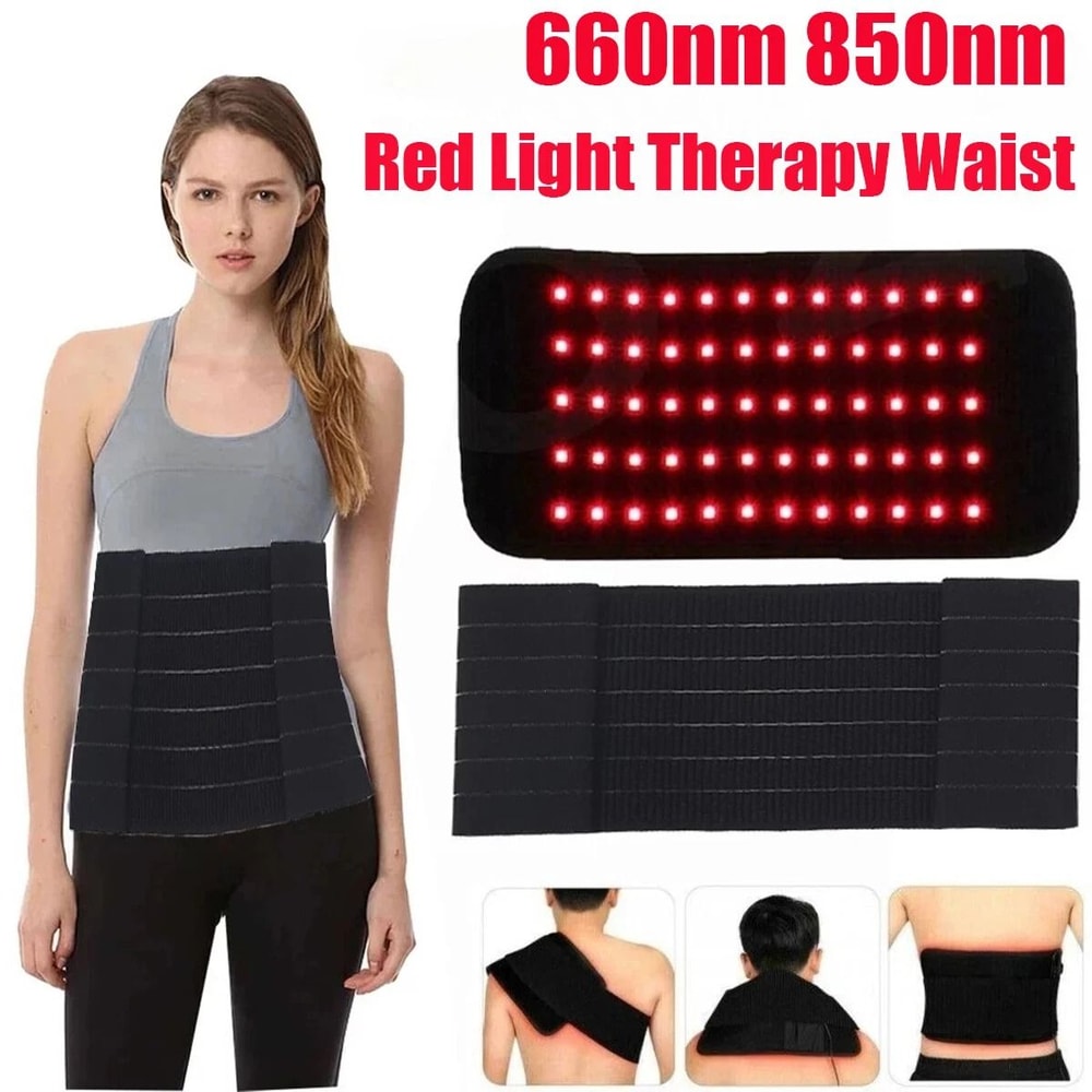 Advanced Red Light Therapy Belt For Pain Relief Dual Infrared Wrap 1