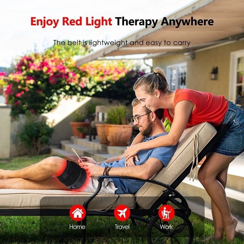 Advanced Red Light Therapy Belt For Pain Relief Dual Infrared Wrap 3