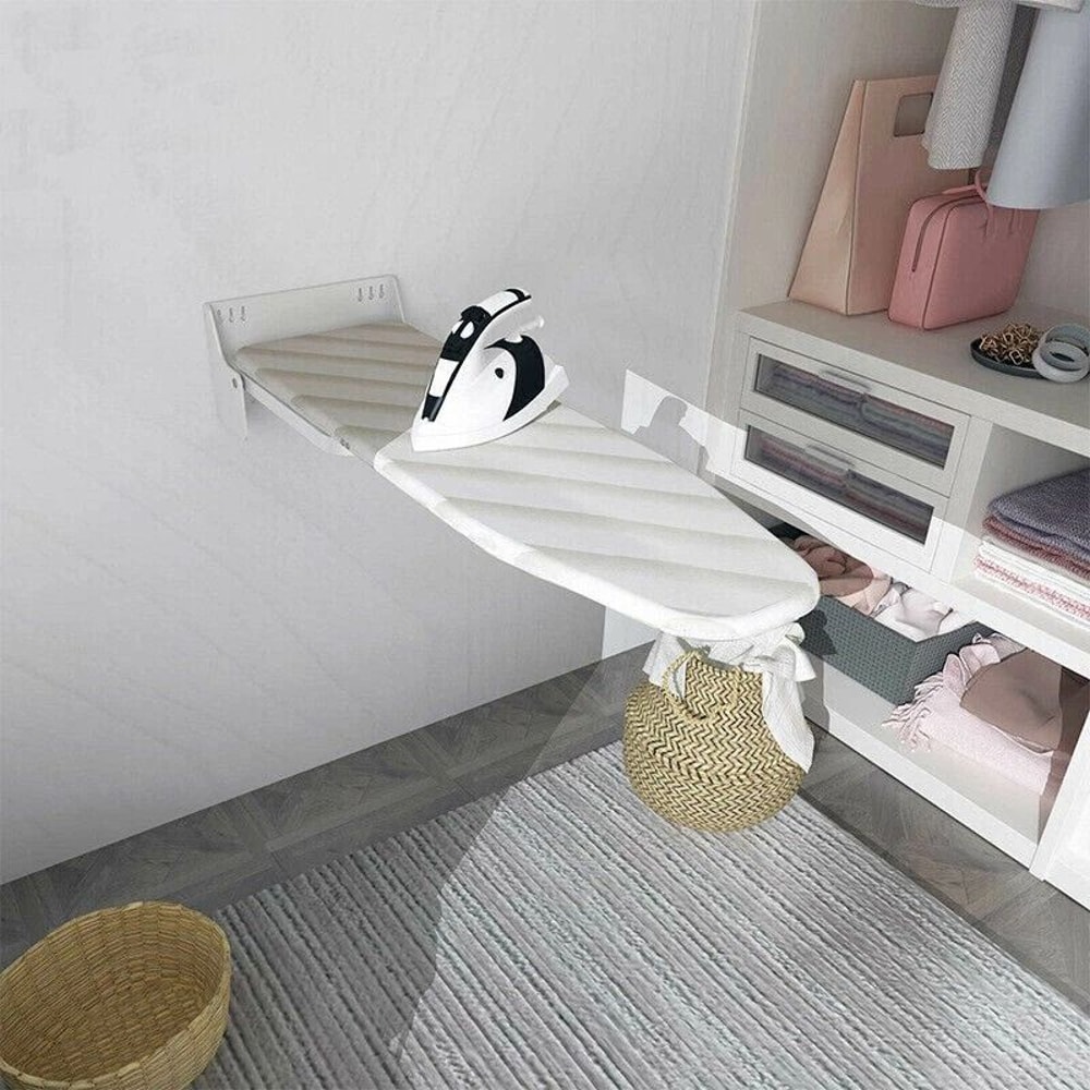 Premium Wall Mounted Ironing Board Space Saving Foldable Ironing Table With Swivel 9