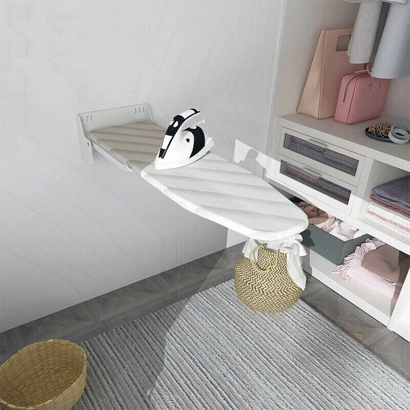 Premium Wall Mounted Ironing Board Space Saving Foldable Ironing Table With Swivel 9
