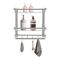 Premium Wall Mounted Tier Shower Caddy Rack Durable Bathroom Storage Organizer 4