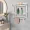Premium Wall Mounted Tier Shower Caddy Rack Durable Bathroom Storage Organizer 1