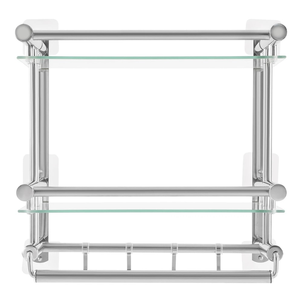 Premium Wall Mounted Tier Shower Caddy Rack Durable Bathroom Storage Organizer 6