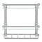 Premium Wall Mounted Tier Shower Caddy Rack Durable Bathroom Storage Organizer 6