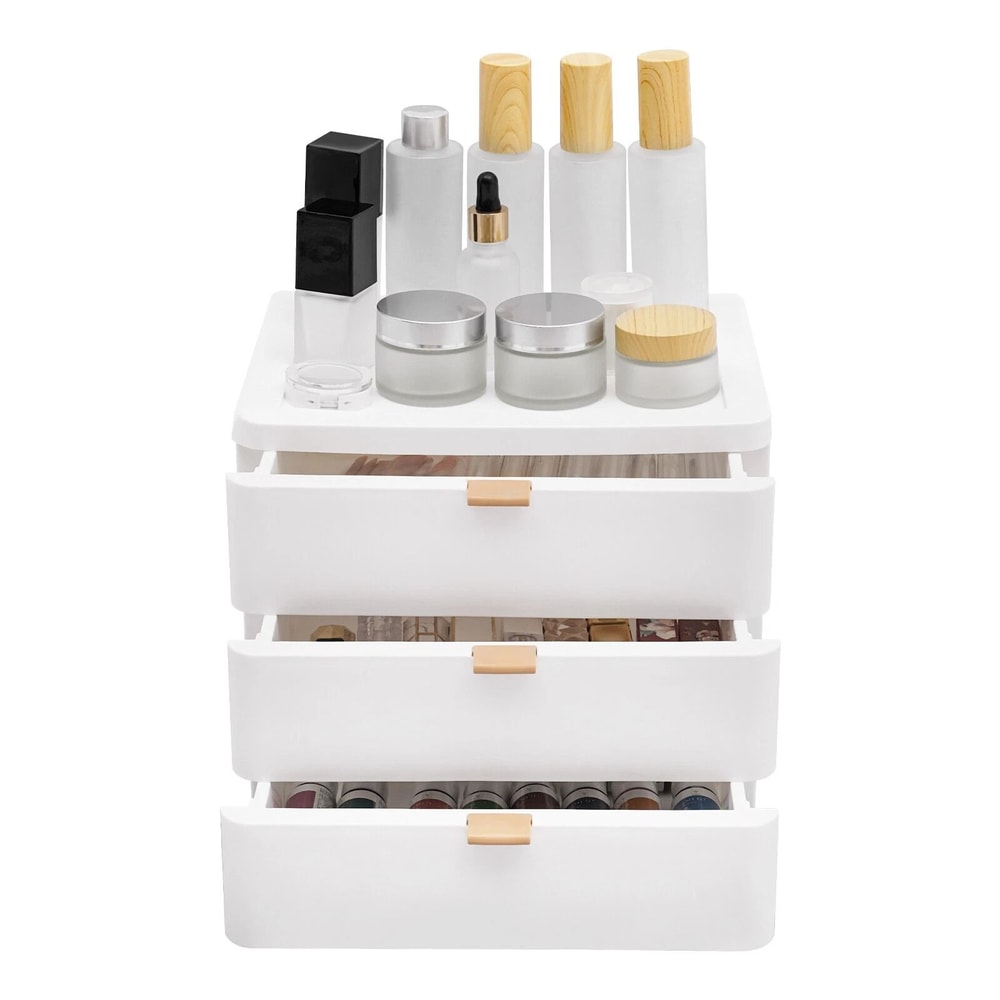 Premium Layer Desktop Jewelry Organizer Drawer Storage Box Space Saving Desk Storage Organizer 18