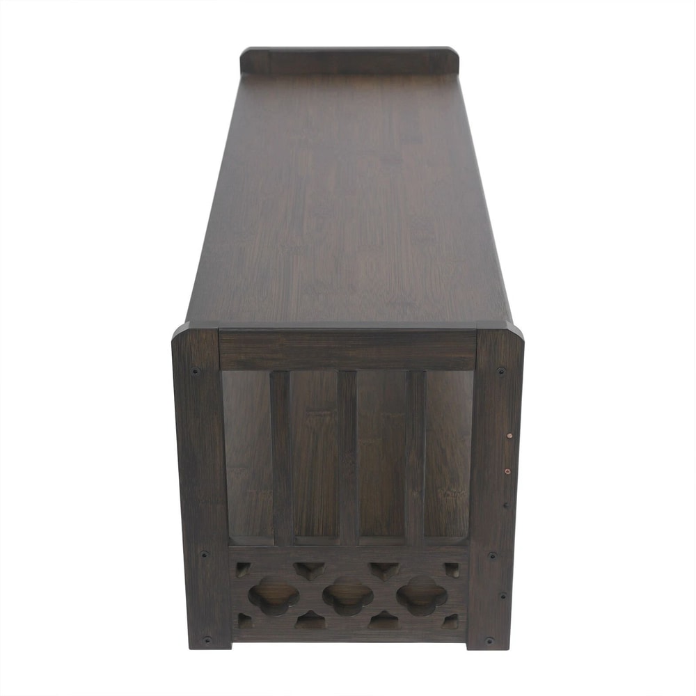Classic Wooden Altar Entry Console Table With Drawer Versatile Vintage Storage Accent 7