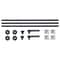 Premium Wall Mounted Handrail Industrial Pipe Handrail In Black Cast Iron 9
