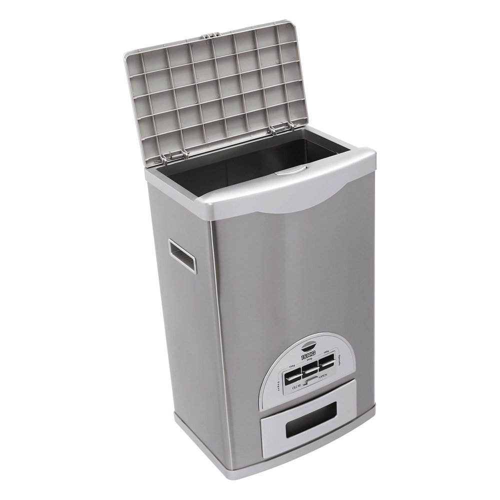 Stainless Steel Rice Dispenser Airtight Automatic Storage Bin 9