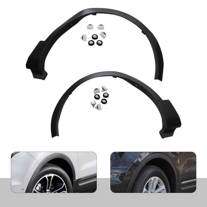 Front Fender Flare Wheel Arch Molding Pair For Ford Explorer Textured Black Left Right Trim 5