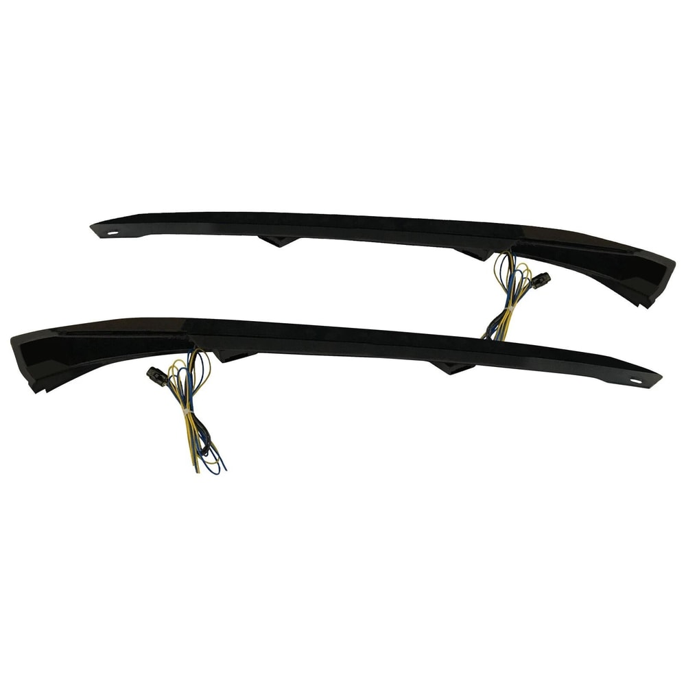 Honda Civic Headlight Eyelids Matte Black Eyebrow Trim Cover For Sedan Hatchback 5