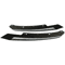 Honda Civic Headlight Eyelids Matte Black Eyebrow Trim Cover For Sedan Hatchback 0