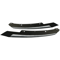 Honda Civic Headlight Eyelids Matte Black Eyebrow Trim Cover For Sedan Hatchback 0