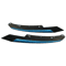 Honda Civic Headlight Eyelids Matte Black Eyebrow Trim Cover For Sedan Hatchback 2