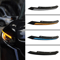 Honda Civic Headlight Eyelids Matte Black Eyebrow Trim Cover For Sedan Hatchback 1
