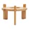 Glass Rice Dispenser And Grain Container With Wood Stand Countertop Dry Food Cereal Organizer 12