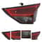 Nissan Rogue Passenger Side LED Tail Light Assembly Inner Replacement 13