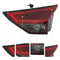 Nissan Rogue Passenger Side LED Tail Light Assembly Inner Replacement 13