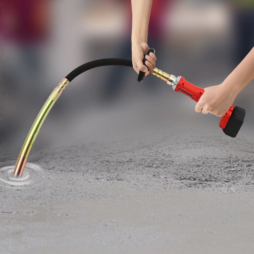 Premium Cordless Concrete Vibrator Handheld Concrete Air Bubble Remover Tool 2