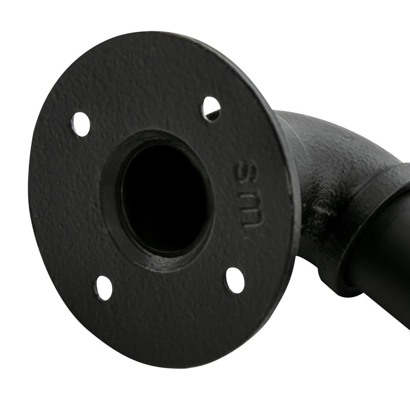 Heavy Duty Industrial Pipe Handrail For Stairs Wall Mount Grab Bar Rail 9