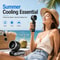 Portable Handheld Turbo Fan Speed Rechargeable Mini Travel Fan With LED Display 2