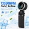Portable Handheld Turbo Fan Speed Rechargeable Mini Travel Fan With LED Display 6