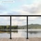 Black Wrought Iron Metal Railing Fence Post 3