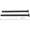 Black Wrought Iron Metal Railing Fence Post 14
