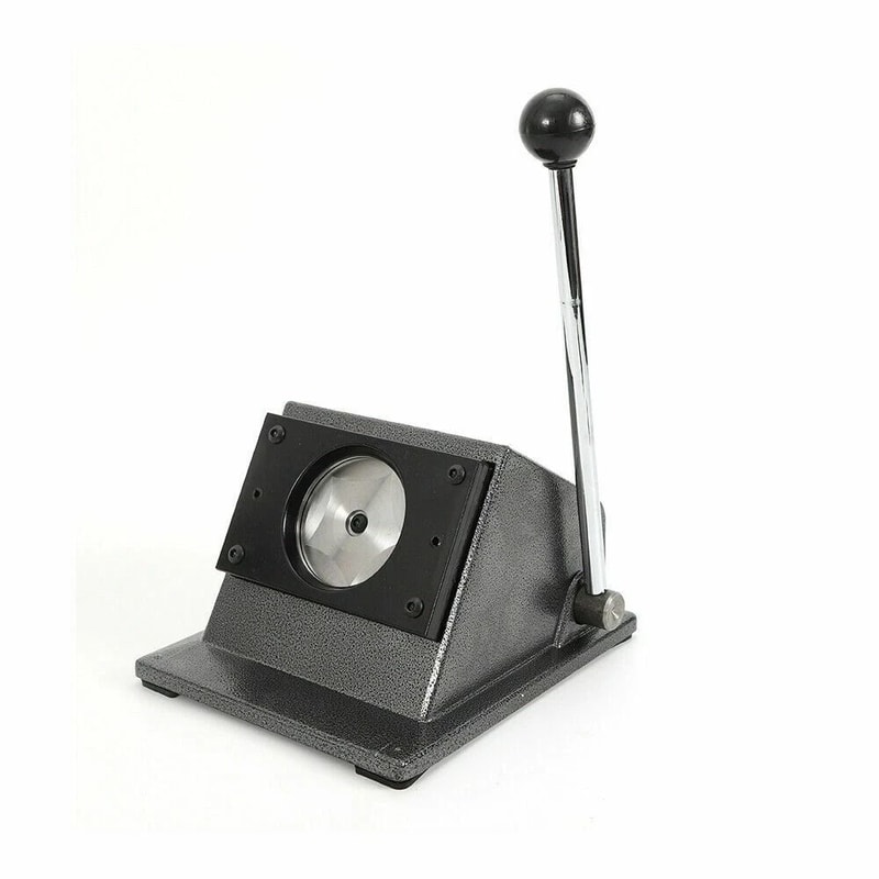 Button Cutter Heavy Duty Round Punch Die Cutter Manual Circle Cutter 3