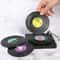 Premium Vinyl Record Coasters Set With Holder Retro Drink Coasters For Table Decor 1