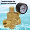 Premium Brass Water Pressure Regulator Valve DN With Gauge Adjustable Pressure Reducer 3