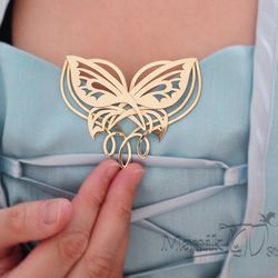 Brooch Butterfly | Elven Jewelry | Cosplay Elvish | Butterfly wings