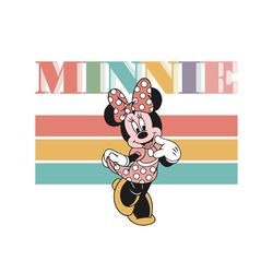 retro cute minnie mouse clipart svg