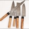 EyeCatching Handmade Damascus Steel 5Piece Professional Chef Knife Set With Case Bag 0