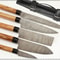 EyeCatching Handmade Damascus Steel 5Piece Professional Chef Knife Set With Case Bag 1