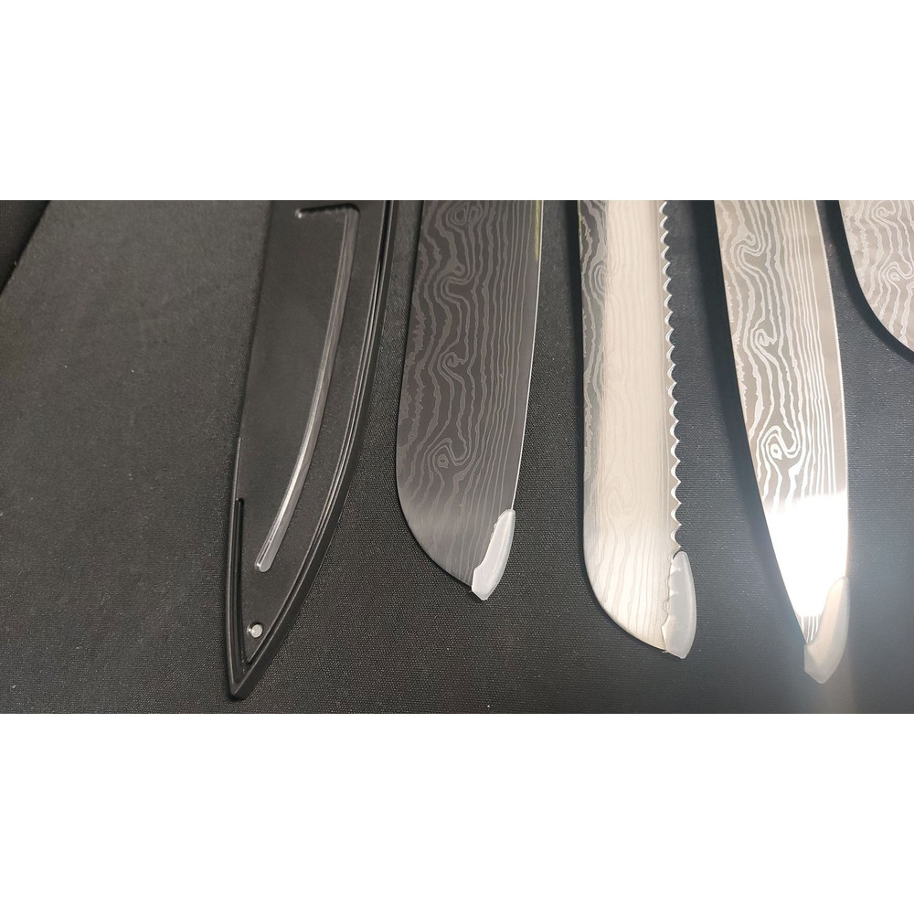 7Piece Imperial Japanese Style Chef Knives Set Damascus Pattern Kitchen Cutlery 1