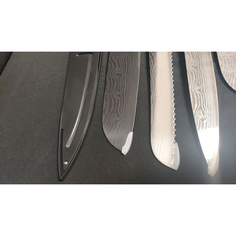 7Piece Imperial Japanese Style Chef Knives Set Damascus Pattern Kitchen Cutlery 1