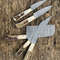 Custom Handmade Damascus Steel Chef Knife Set Stag Handle Premium Quality 1
