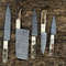 Custom Handmade Damascus Steel Chef Knife Set Stag Handle Premium Quality 0