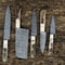 Custom Handmade Damascus Steel Chef Knife Set Stag Handle Premium Quality 0