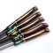 Handmade Damascus Steel 5Piece Chef Knife Set Outdoor Kitchen Knives With Rosewood Resin Bolsters 1