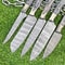 Lot Of 5 Custom Handmade Damascus Steel Chef Knife Set Full Tang 2