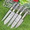 Lot Of 5 Custom Handmade Damascus Steel Chef Knife Set Full Tang 0